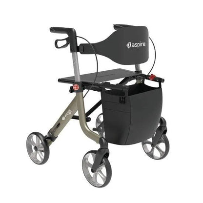 Aspire Aspire Vogue Lightweight 2 Seat Walker / Rollator WAF705310CH - 4MOBILITY WA - Mandurah