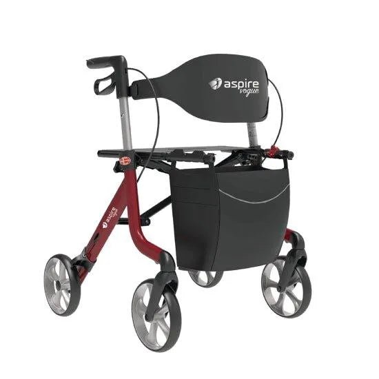 Aspire Aspire Vogue Lightweight 2 Seat Walker / Rollator WAF705310RE - 4MOBILITY WA - Mandurah