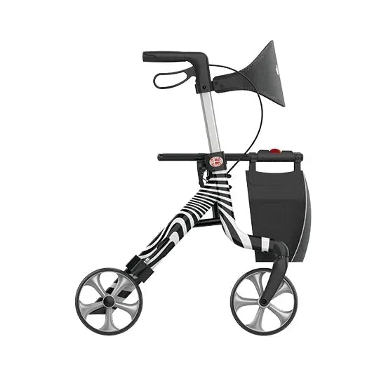 Aspire Aspire Vogue Lightweight 2 Seat Walker / Rollator WAF705310ZB - 4MOBILITY WA - Mandurah