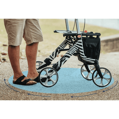 Aspire Aspire Vogue Lightweight 2 Seat Walker / Rollator WAF705315GR - 4MOBILITY WA - Mandurah