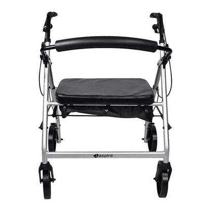Aspire XL Seat Walker / Rollator - Silver