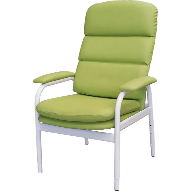 Aspire BC2 Waterfall Day Chair in lime green with adjustable height and comfortable padding