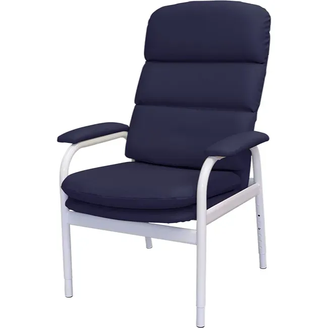 Aspire BC2 Waterfall Day Chair in navy blue with adjustable height and padded arms for comfort