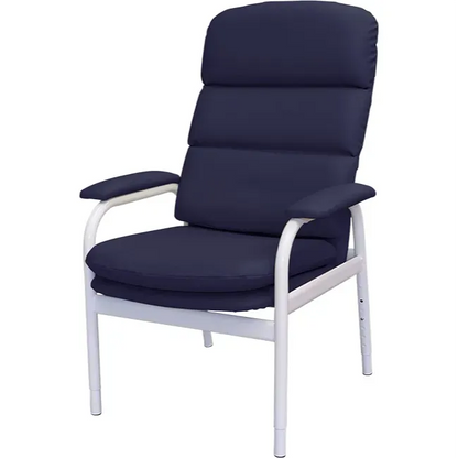 Aspire BC2 Waterfall Day Chair in navy blue with adjustable height and padded arms for comfort