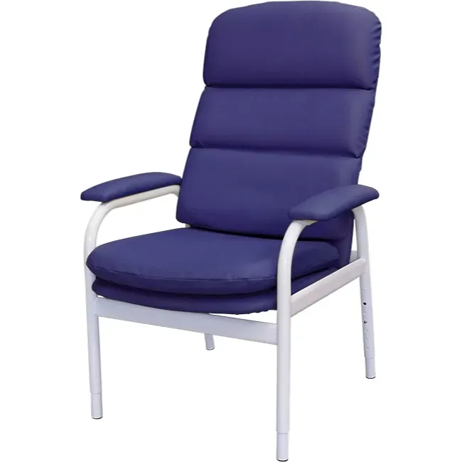 Aspire BC2 Waterfall Day Chair with adjustable height and comfortable cushioning in deep blue