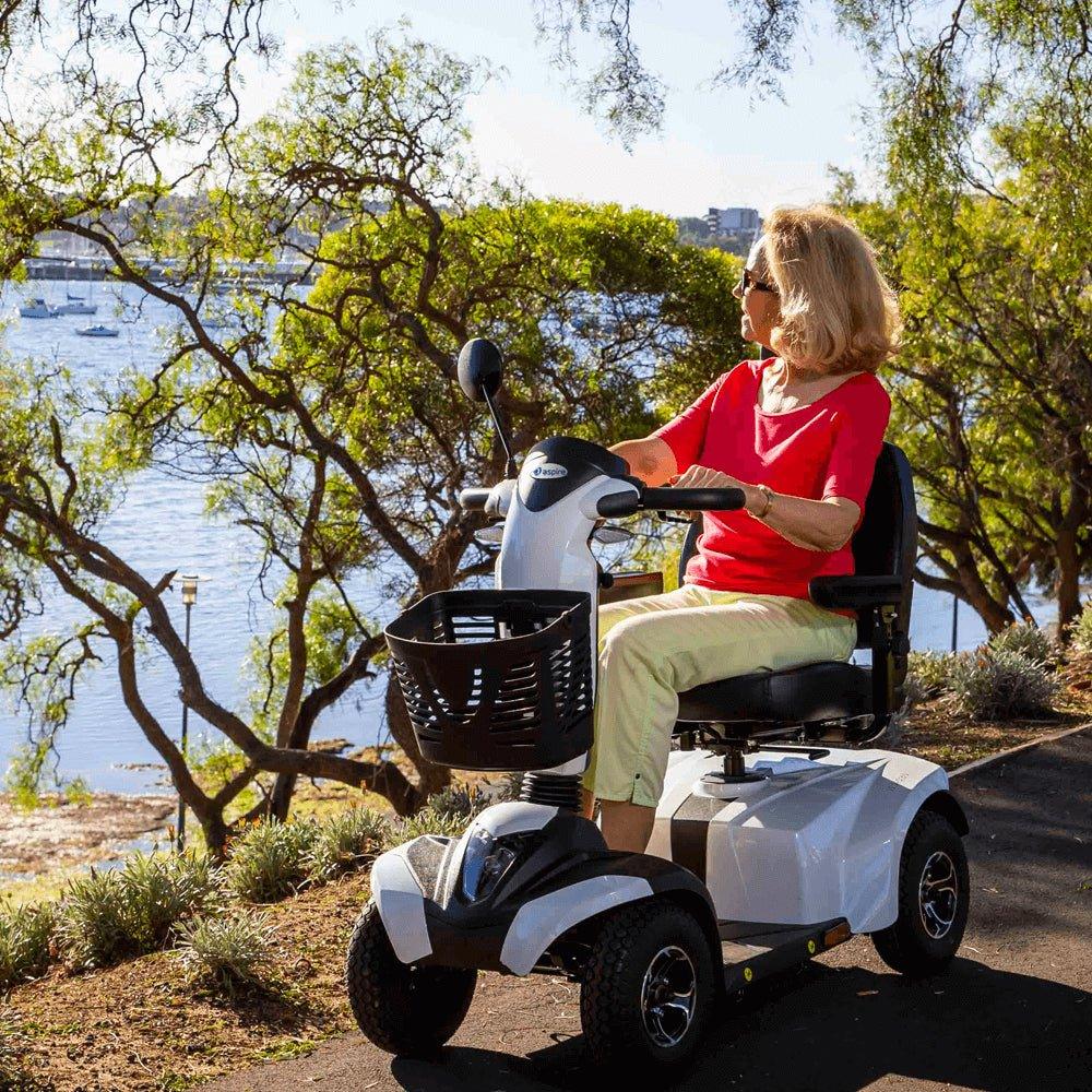 Aspire Midi Deluxe 4 Wheel Mobility Scooter - HS520 - SCT671210 - 4MOBILITY WA