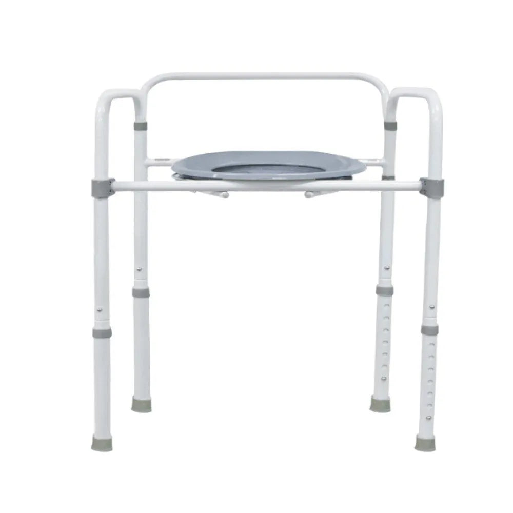 Aspire over toilet aid for disabled featuring adjustable height and sturdy frame for safety and support