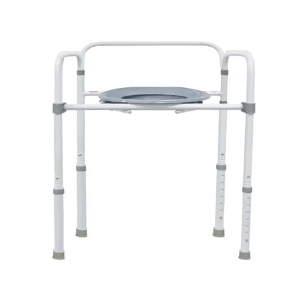 Aspire over toilet aid for disabled featuring adjustable height and sturdy frame for safety and support