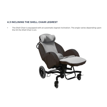 Aspire Shell Chair - Pressure Relief Chair - CHP198915 - 4MOBILITY WA