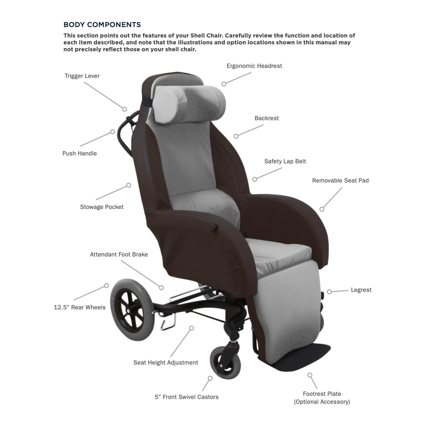 Aspire Shell Chair - Pressure Relief Chair - CHP198915 - 4MOBILITY WA