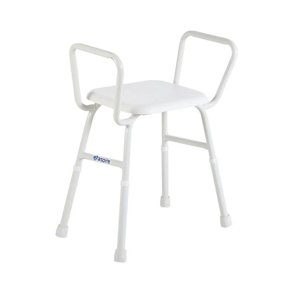 Aspire shower stool for disabled providing stability and safety in the bath or shower