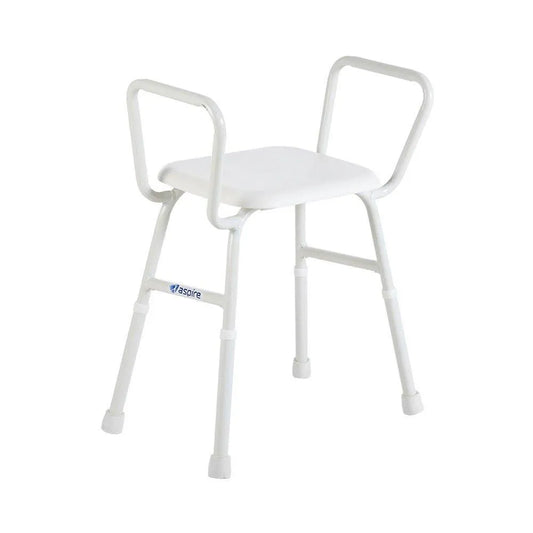 Aspire shower stool for disabled providing stability and safety in the bath or shower
