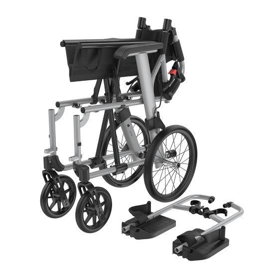 Aspire SOCIALITE Folding Wheelchair - Attendant Propelled - MWS449810 - 4MOBILITY WA