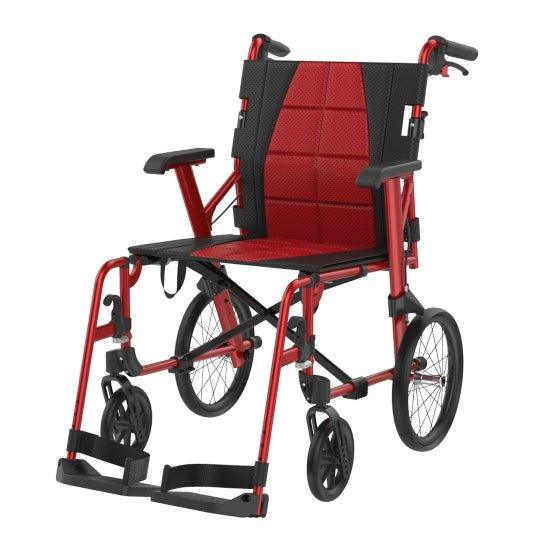 Aspire SOCIALITE Folding Wheelchair - Attendant Propelled - MWS449810 - 4MOBILITY WA