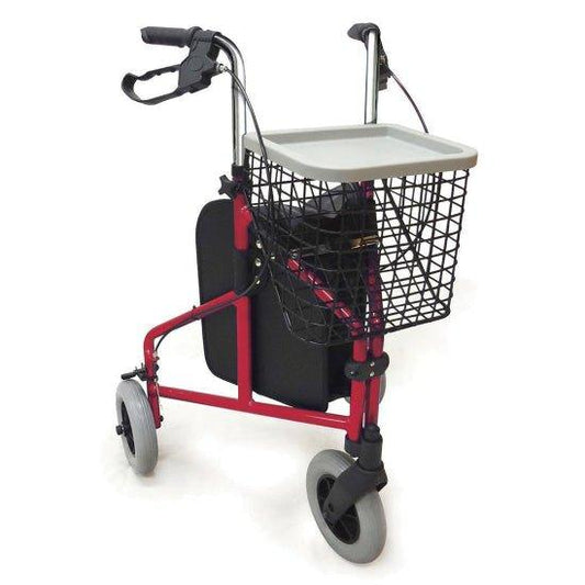 Aspire Tri Wheel Walker - Red - WAF705500 - 4MOBILITY WA