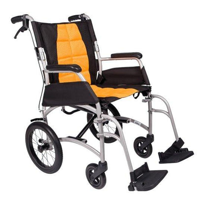 Aspire Vida Folding Wheelchair - Attendant Propelled - MWS449850 - 4MOBILITY WA