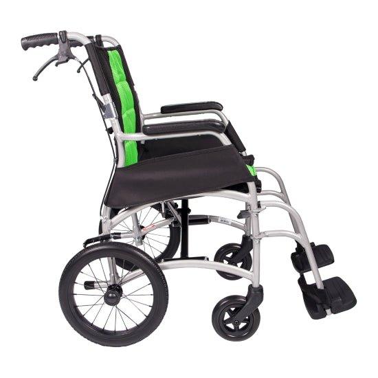 Aspire Vida Folding Wheelchair - Attendant Propelled - MWS449874 - 4MOBILITY WA