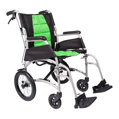 Aspire Vida Folding Wheelchair - Attendant Propelled - MWS449855 - 4MOBILITY WA