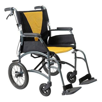 Aspire Vida Folding Wheelchair - Attendant Propelled - MWS449874 - 4MOBILITY WA