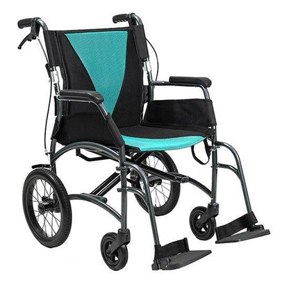 Aspire Vida Folding Wheelchair - Attendant Propelled - MWS449878 - 4MOBILITY WA