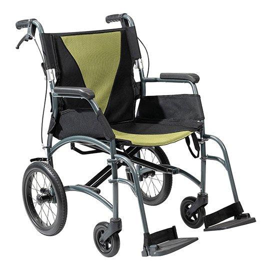 Aspire Vida Folding Wheelchair - Attendant Propelled - MWS449874 - 4MOBILITY WA