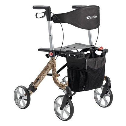 Aspire Vogue Lightweight 2 Seat Walker / Rollator - WAF705310LE - 4MOBILITY WA