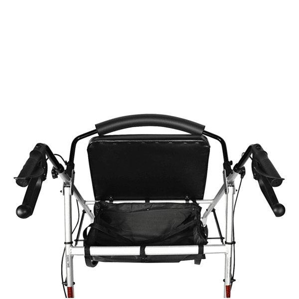 Aspire XL Seat Walker / Rollator - Silver - WAF750020SL - 4MOBILITY WA