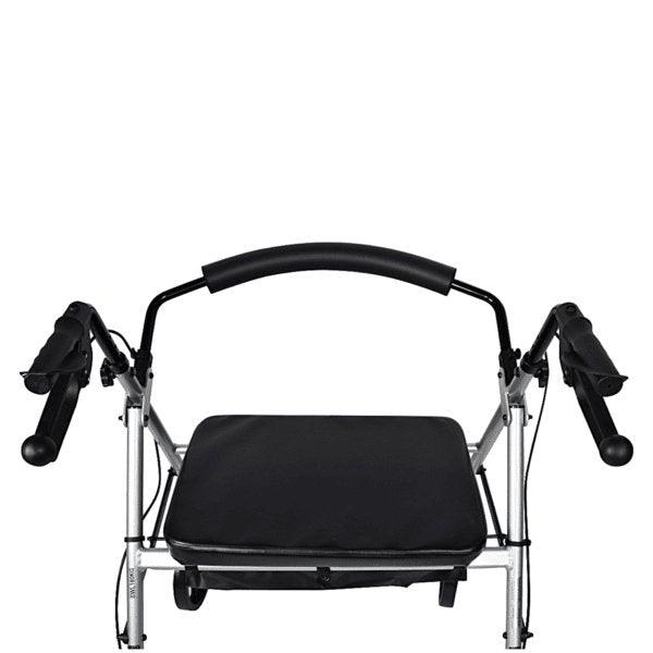 Aspire XL Seat Walker / Rollator - Silver - WAF750020SL - 4MOBILITY WA