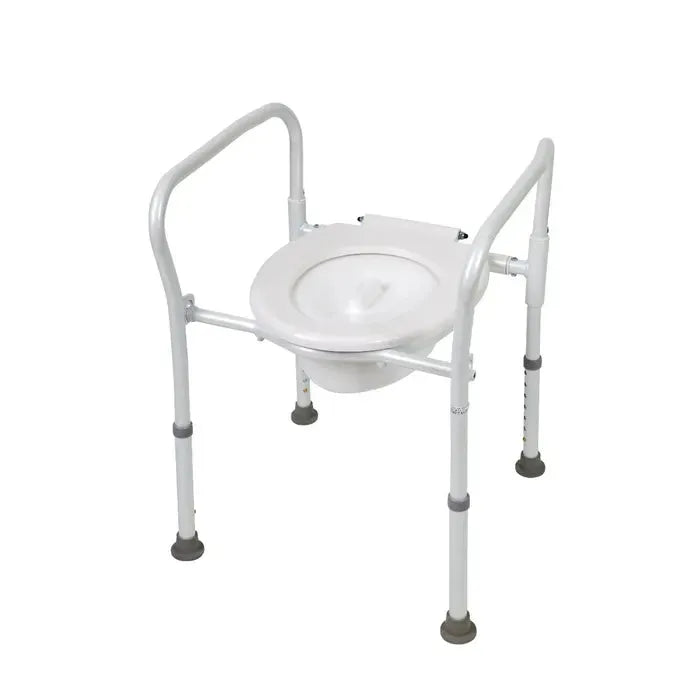 Homecraft Aluminium Folding Over Toilet Aid without Bucket and Lid - NOV-8560-A - 4MOBILITY WA