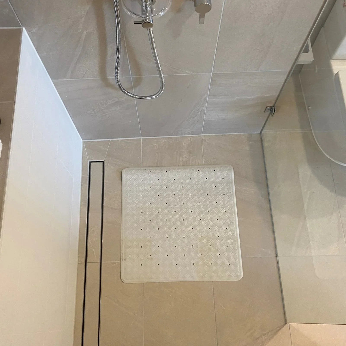 Barelli Barelli Non-Slip White Rubber Bath Mat BM02 - 4MOBILITY WA - Mandurah