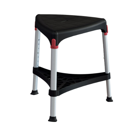 King Triangle shower Stool with Tray - Adjustable Height
