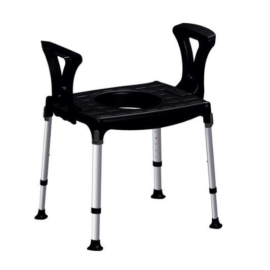 King Shower Commode / Over Toilet with Armrests