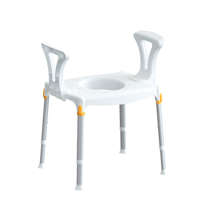 King Shower Commode / Over Toilet with Armrests