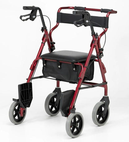 Days 2-in-1 Transit Rollator - DAYS-2IN1-RED - 4MOBILITY WA