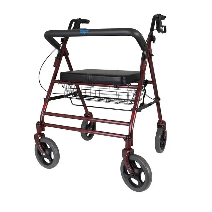 Days Days 111 Bariatric Rollator 317kg Red 7500348 - 4MOBILITY WA - Mandurah