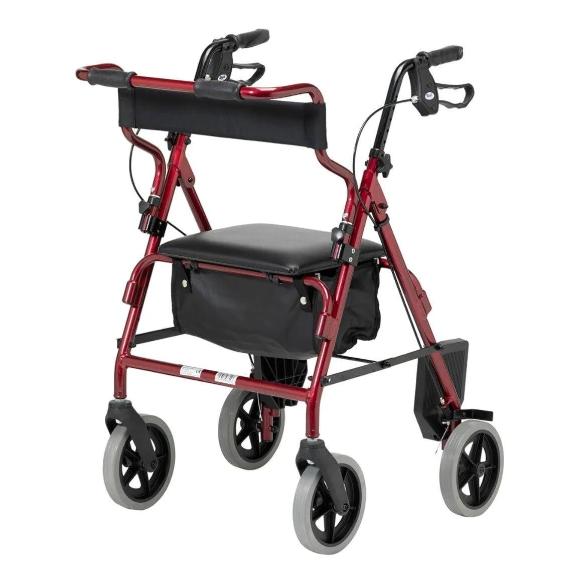 Days Days 2-in-1 Transit Rollator DAYS-2IN1-RED - 4MOBILITY WA - Mandurah