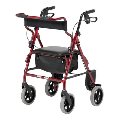 Days Days 2-in-1 Transit Rollator DAYS-2IN1-RED - 4MOBILITY WA - Mandurah