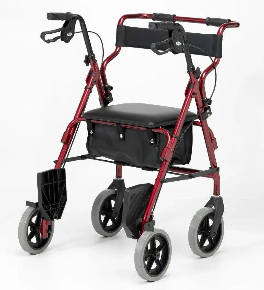 Days Days 2-in-1 Transit Rollator DAYS-2IN1-SIL - 4MOBILITY WA - Mandurah