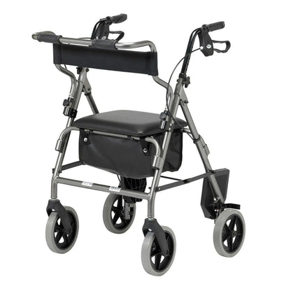 Days Days 2-in-1 Transit Rollator DAYS-2IN1-SIL - 4MOBILITY WA - Mandurah