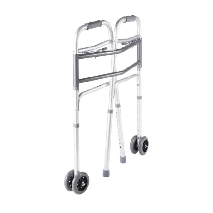 Days Days Heavy Duty Side Folding Walking Frame - Bariatric 317Kg with Double 5" Wheels 081561653 - 4MOBILITY WA - Mandurah