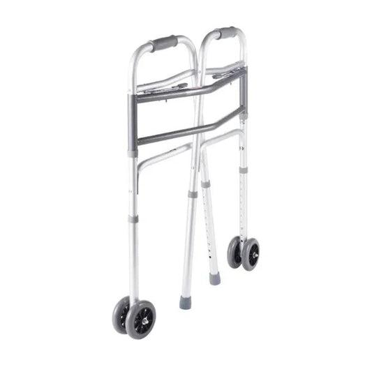 Days Days Heavy Duty Side Folding Walking Frame - Bariatric 317Kg with Double 5" Wheels 081561653 - 4MOBILITY WA - Mandurah