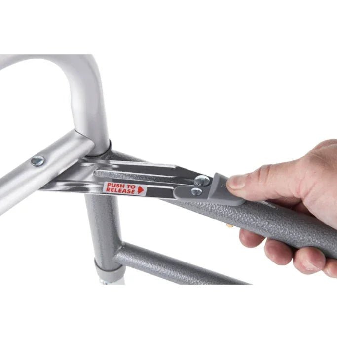 Days Days Heavy Duty Side Folding Walking Frame - Bariatric 317Kg with Double 5" Wheels 081561653 - 4MOBILITY WA - Mandurah