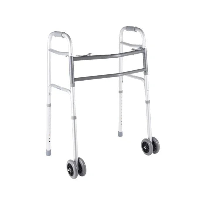 Days Days Heavy Duty Side Folding Walking Frame - Bariatric 317Kg with Double 5" Wheels 081561653 - 4MOBILITY WA - Mandurah