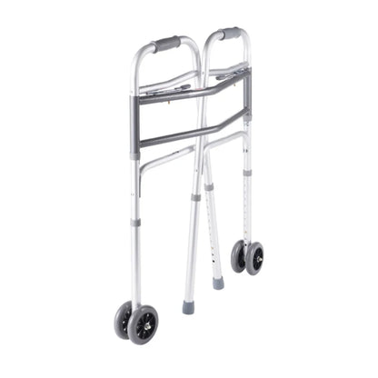 Days Heavy Duty Side Folding Walking Frame - Bariatric 317Kg with Double 5" Wheels