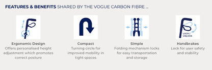 Aspire Vogue Seat Walker