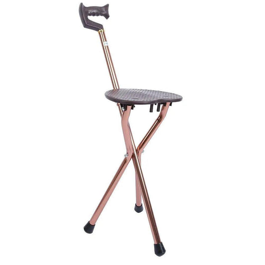 Folding Tripod Walking Hand Stick Stool with Seat and Three Legs - 4M_WSWS1 - 4MOBILITY WA