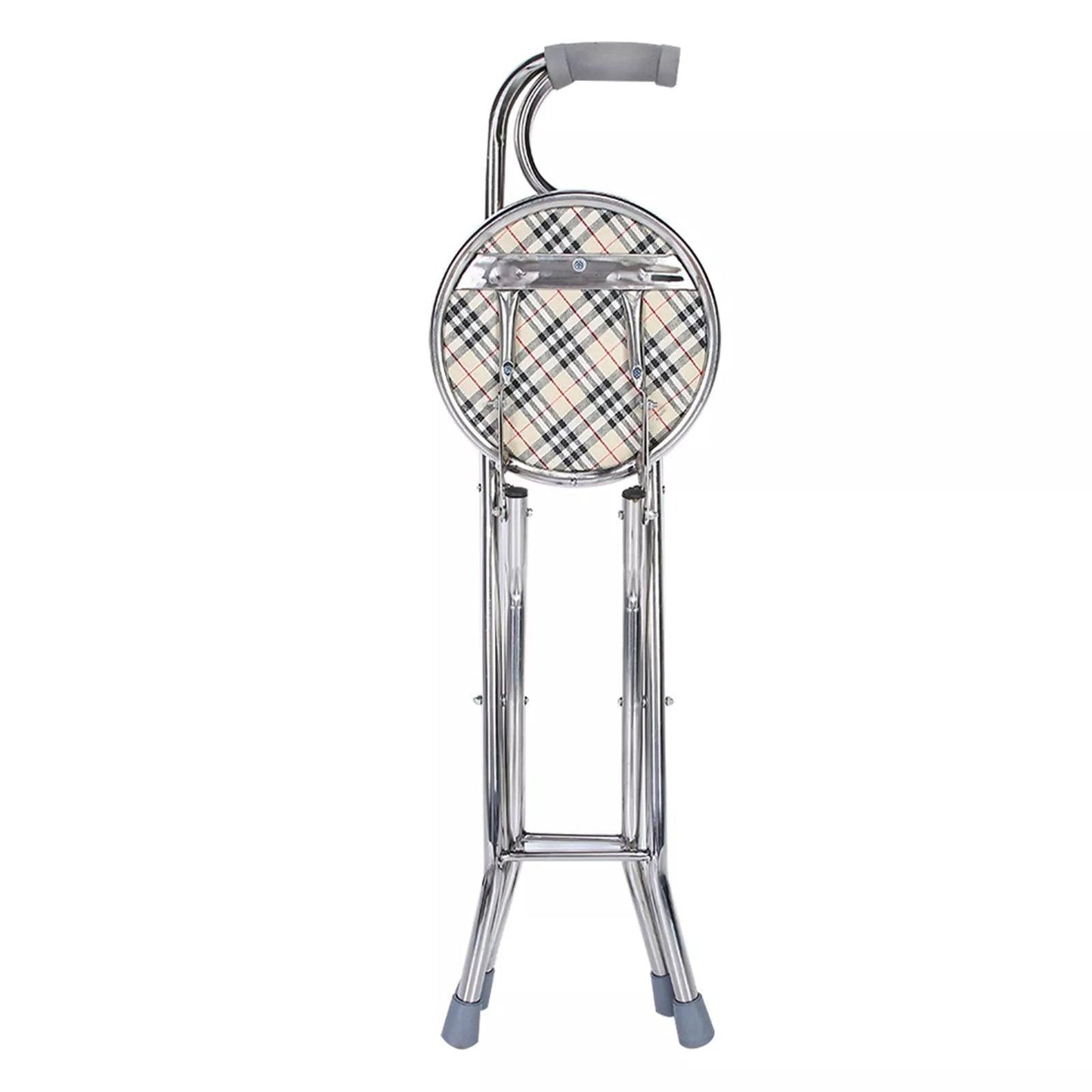 Folding Walking Hand Stick Stool with Seat and Four Legs - 4M_WSWS2 - 4MOBILITY WA