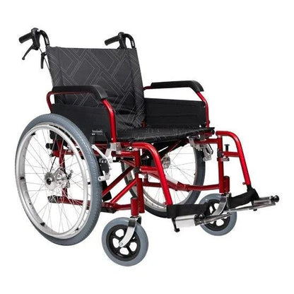 Freedom Freedom HD Wide Wheelchair - Self Propelled - Red MWS452140 - 4MOBILITY WA - Mandurah