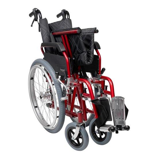 Freedom HD Wide Wheelchair - Self Propelled - Red - MWS452140 - 4MOBILITY WA