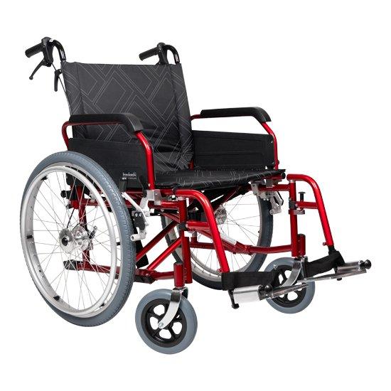 Freedom HD Wide Wheelchair - Self Propelled - Red - MWS452140 - 4MOBILITY WA